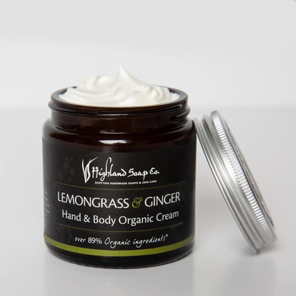 MoodCompanyNL - Lemongrass & Ginger – Fris & Pittig - Biologische Hand - & Bodycrème 120ml - 5060188001119