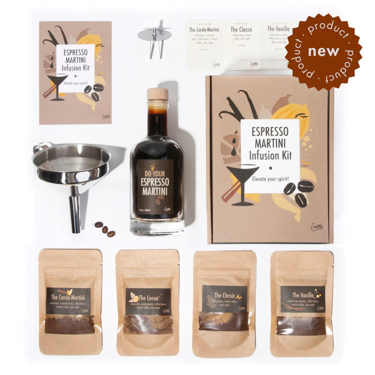 MoodCompanyNL - Maak je eigen Espresso Martini - Cadeautip - Craftly - 4260680270858
