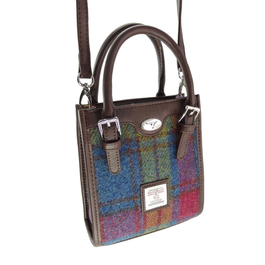 Mood Company - Mini Handtas Keltie Multi Colour Tartan - Schouderband - Harris Tweed - Glen Appin of Scotland - 5061035011909