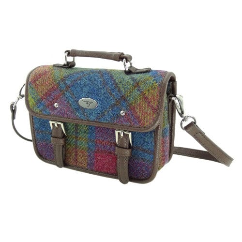 MoodCompanyNL - Mini Tas (Bervie) Multi Colour - 15x20x7,5 - Harris Tweed - Glen Appin of Scotland - 5060959020967