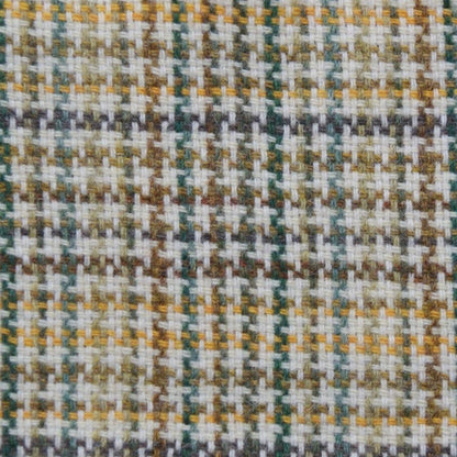 Mood Company - Mini Tas Harris Bervie Geel, groen, bruin dogtooth - 15x20x7,5 - Harris Tweed - Glen Appin of Scotland - 5061035012739