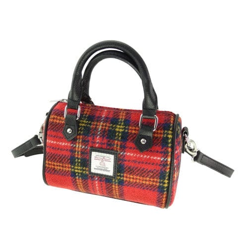 Mood_Company Bowlingtas mini Kilbride Tartan Royal Stewart - 17x 20x11 - Harris Tweed - Glen Appin of Scotland