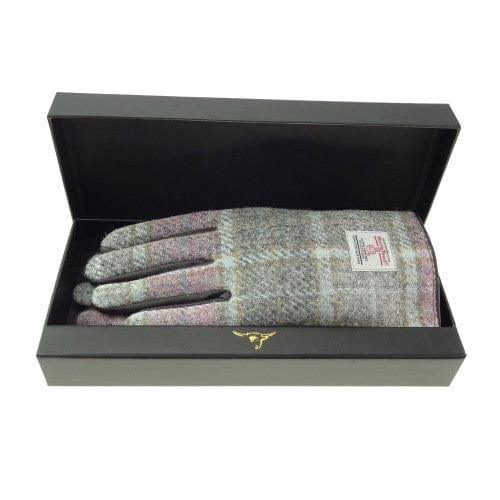 Mood_Company Dames Handschoenen Zacht roze  Buchanan - Harris Tweed - Glen Appin of Scotland