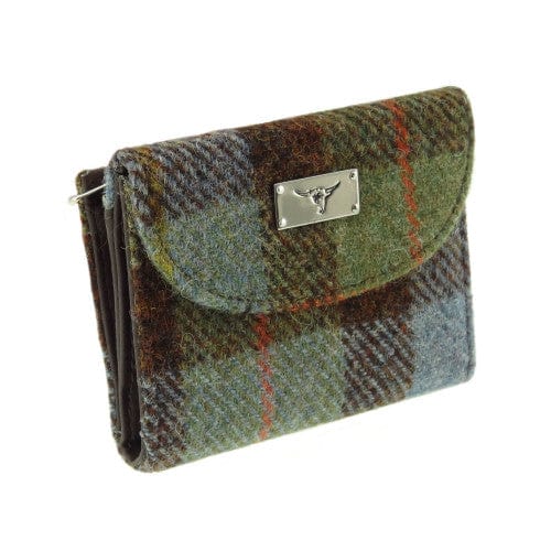 Mood_Company Dames Portemonnee Jura Tartan MacLeod - Harris Tweed - Glen Appin of Scotland