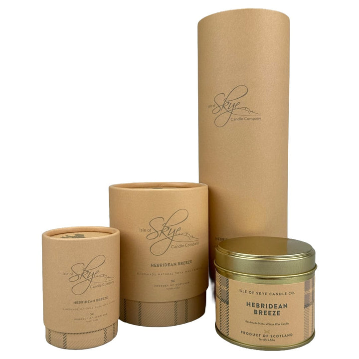 Mood_Company Geurkaars Scottish Hebridean Breeze Blikje - 45 uur - Sojawas - Isle of Skye Candle