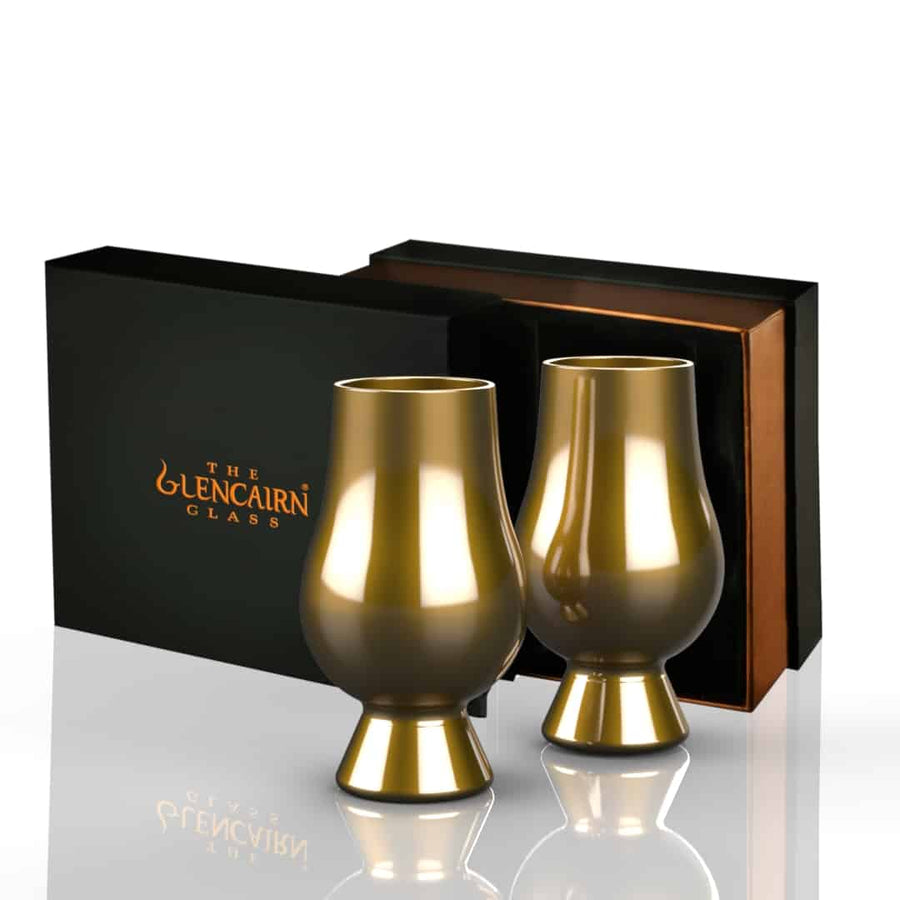 Mood_Company Glencairn Geschenkset 2x Whiskyglas Goud