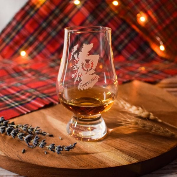 Mood_Company Glencairn Whiskyglas Kaart van Schotland Glazen