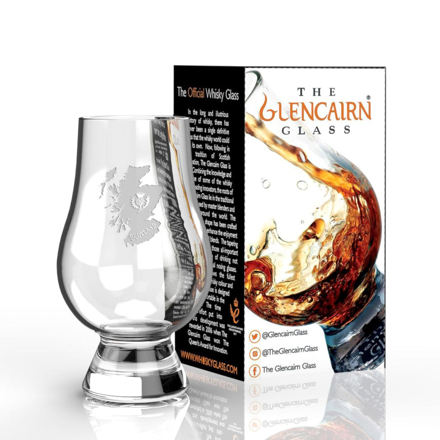 Mood_Company Glencairn Whiskyglas Kaart van Schotland Glazen