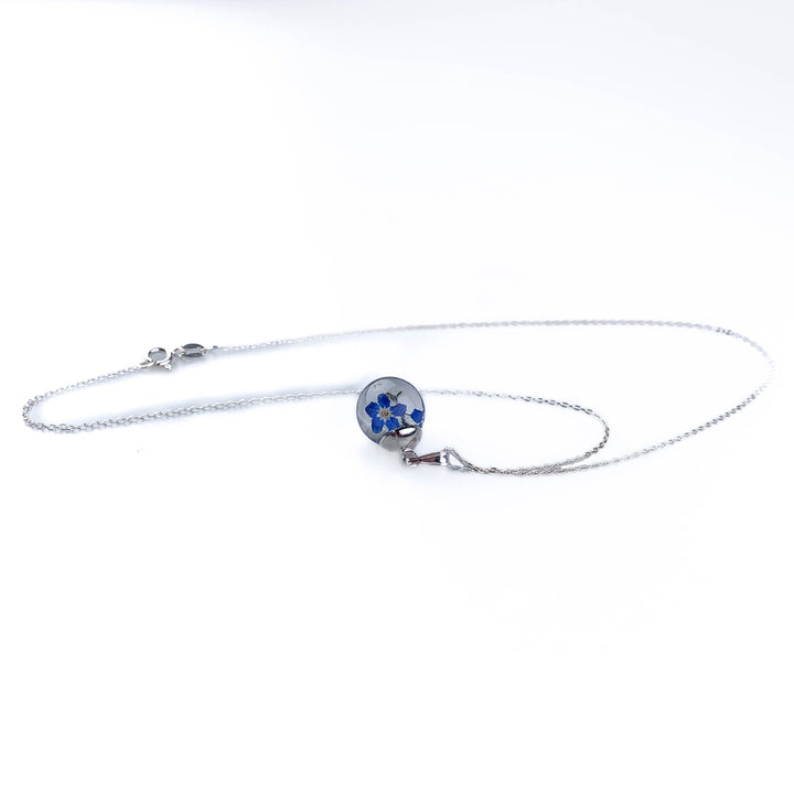 Mood_Company Halsketting Forget Me Not (Vergeet me nietjes) Sterling Silver