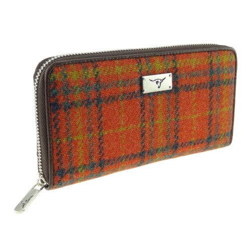 Mood_Company Harris Tweed Portemonnee Staffa Oranje