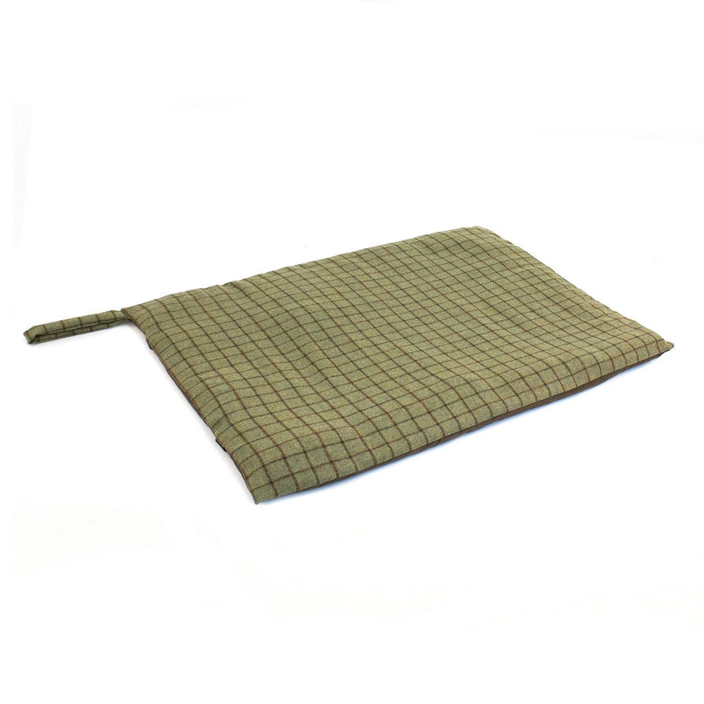 Mood_Company Hondenkussen Tweed Groen - Reis (travel) - 98x72 - waterdichte onderkant - Tweedmill