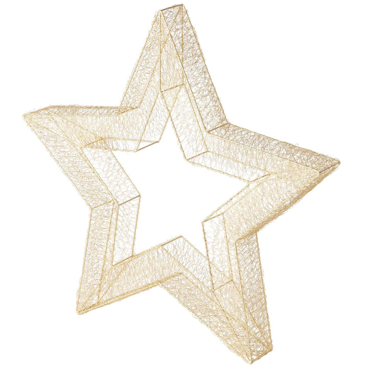 Mood_Company Kerstster goud - metaal - 89 cm hoog