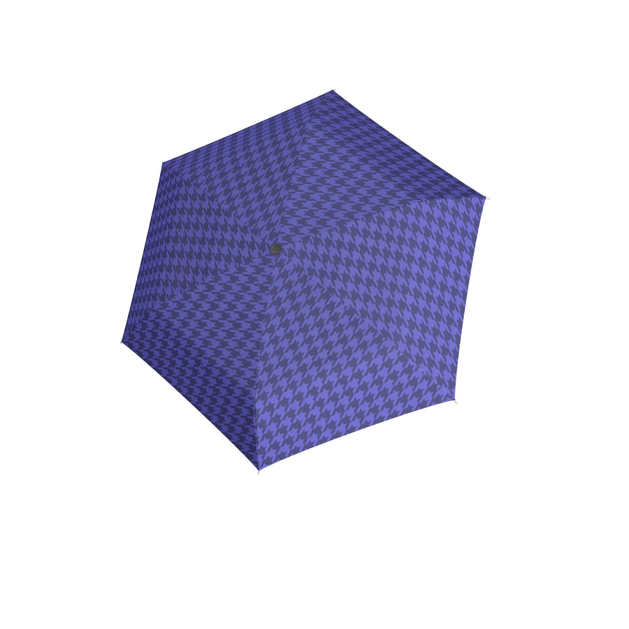 Mood_Company Opvouwbare Paraplu Havanna Denver Blauw - Fiberglass - Dsn 90 cm - Opgevouwen 23 cm - Doppler
