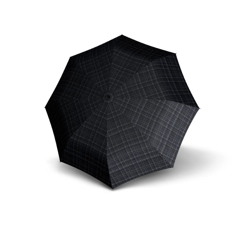Mood_Company Opvouwbare Paraplu Knirps T.200 Geruit Zwart Grijs