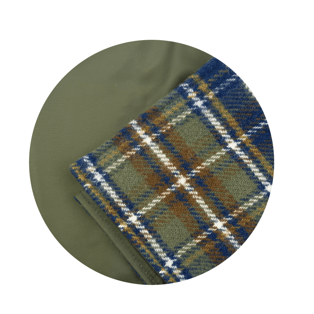 Mood_Company Picknickkleed Eventer Tartan Muted Blue Dress Stewart - Waterdicht - 137x170cm - Tweedmill