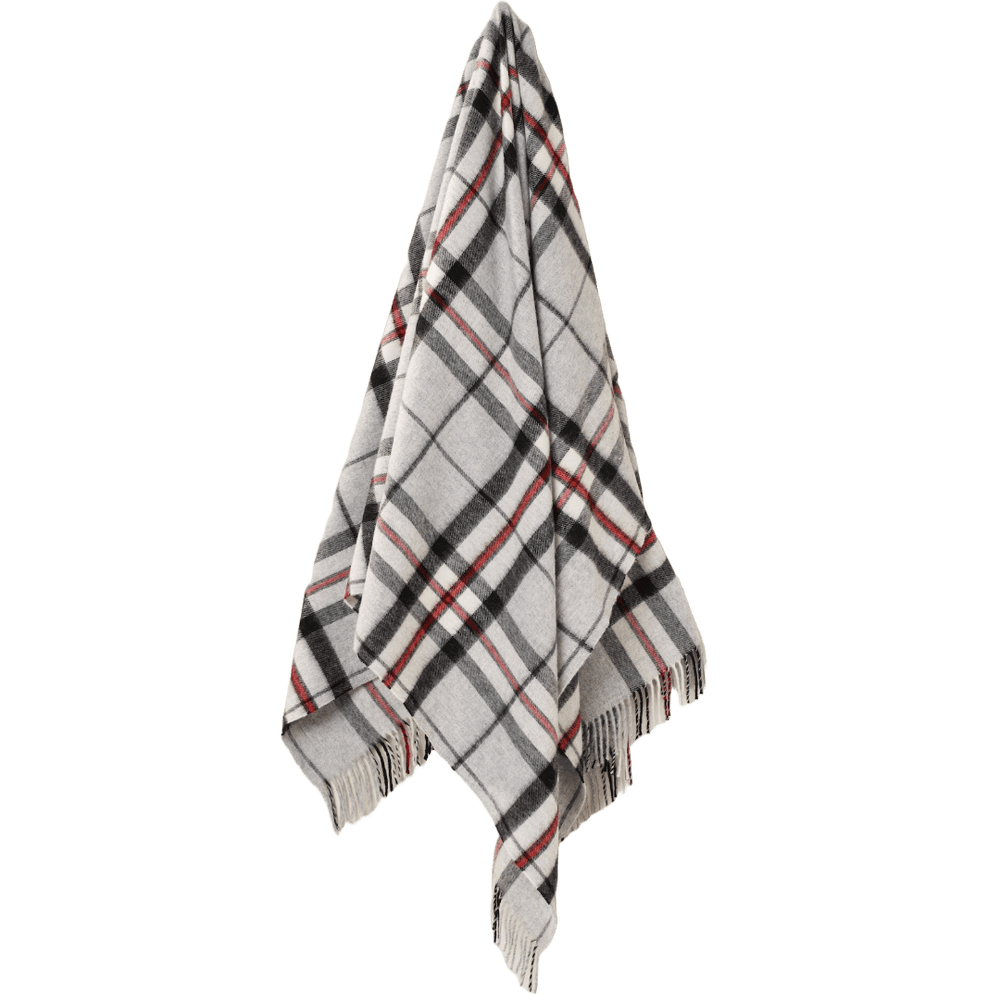 Mood_Company Plaid Tartan Grey Tompson - Merino Lamswol - 140x185 - Bronte by Moon Scotland