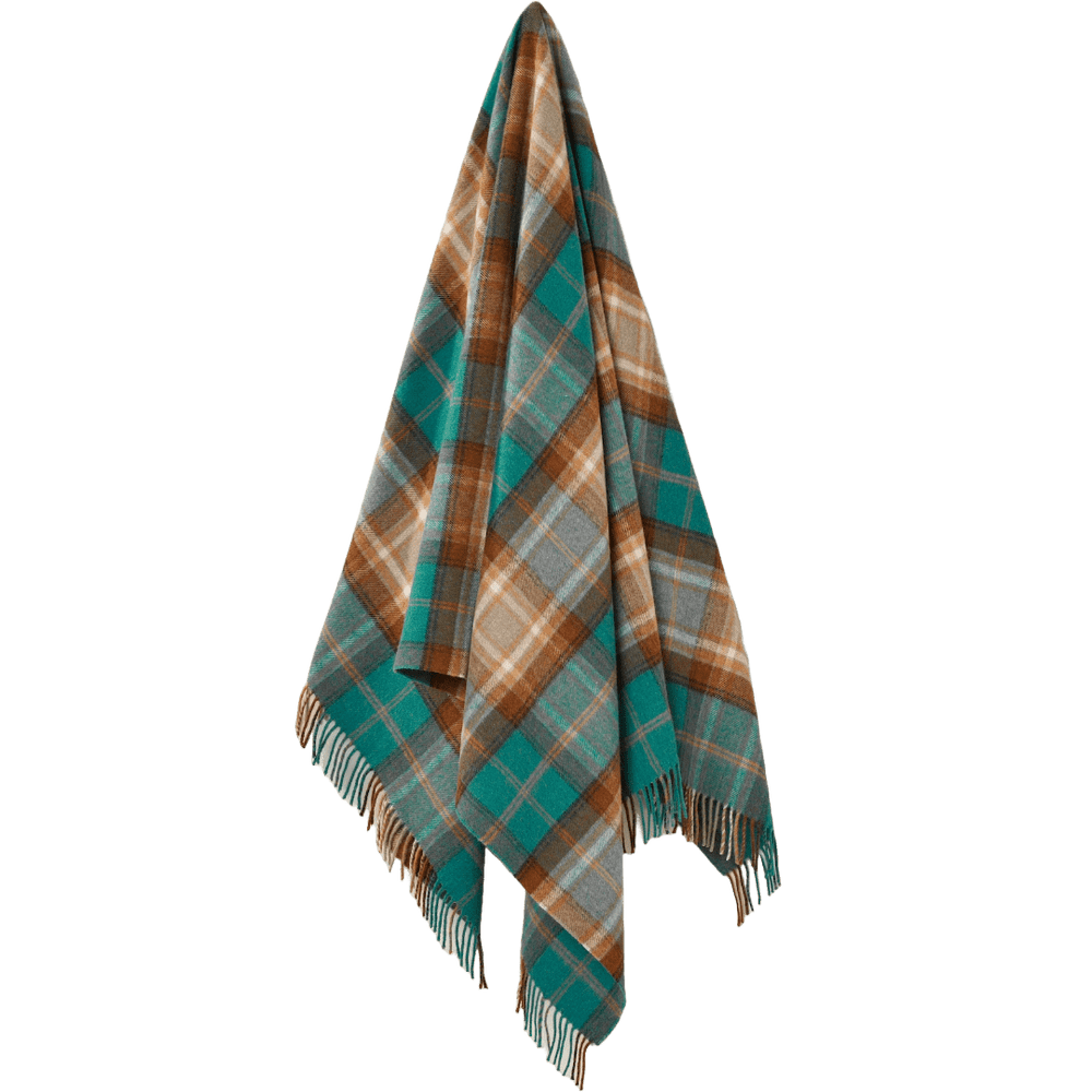 Mood_Company Plaid Winterton Jade Groen - Merino Lamswol - 140x185 - Bronte by Moon Scotland