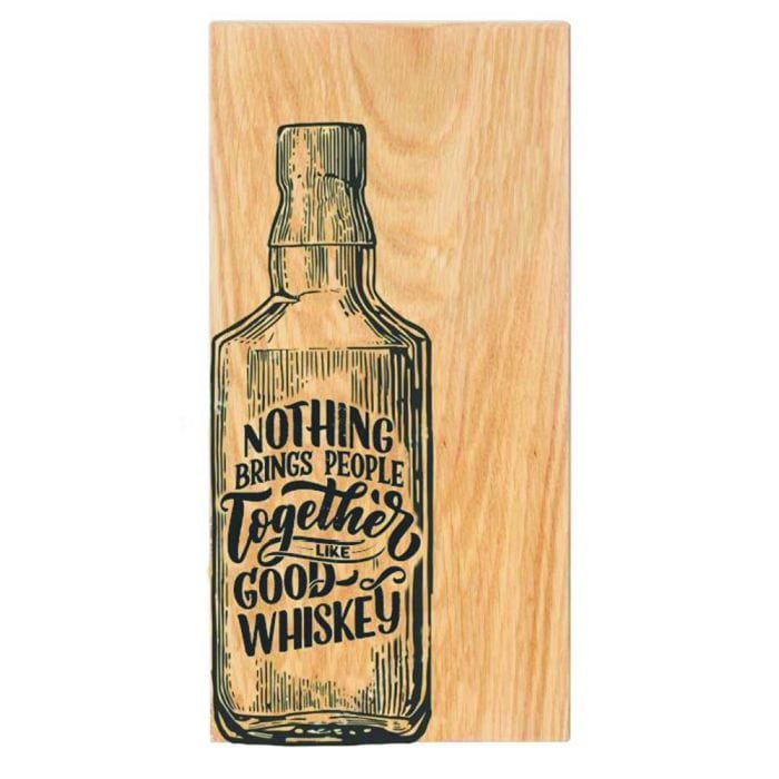 Mood_Company Serveerplank Good Whiskey - 30x15 - Schots Eikenhout - Scottish Made