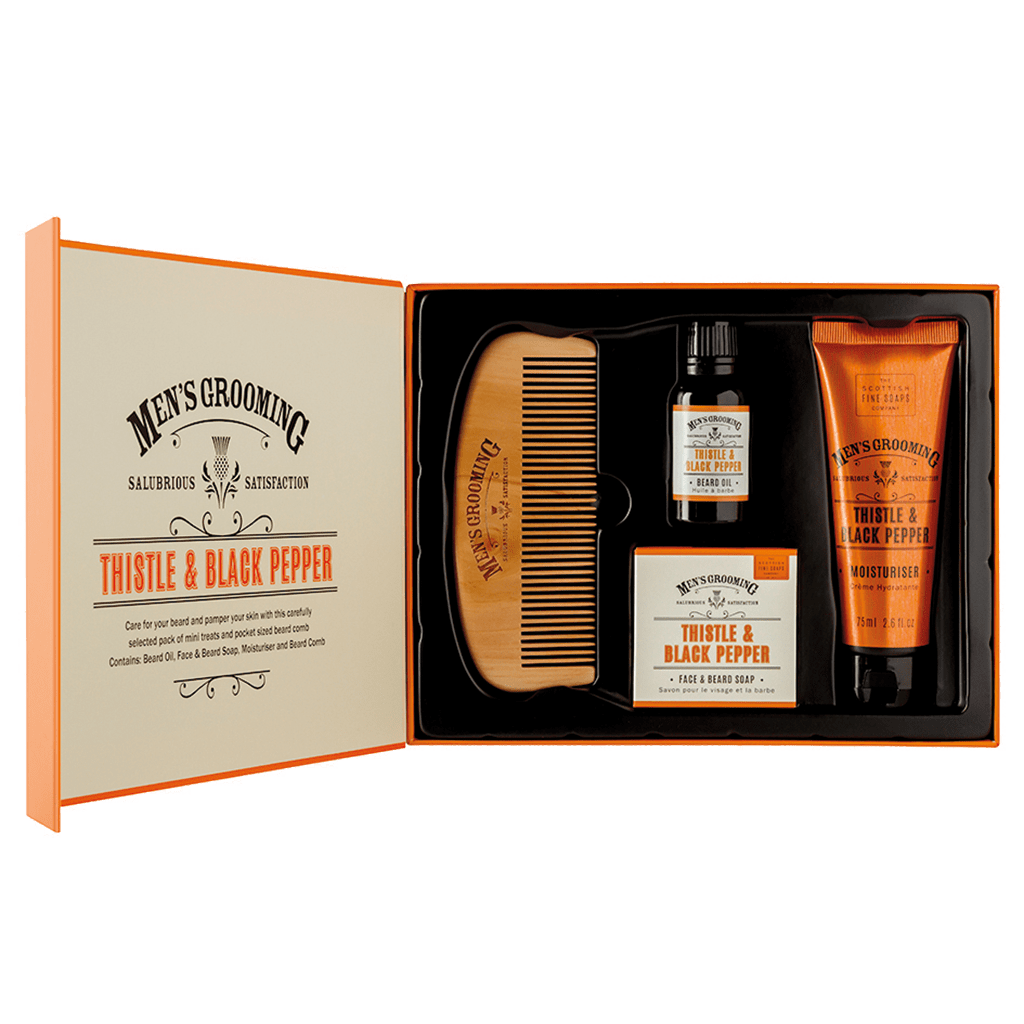 Mood_Company Thistle & Black Pepper Face & Beard Care Kit