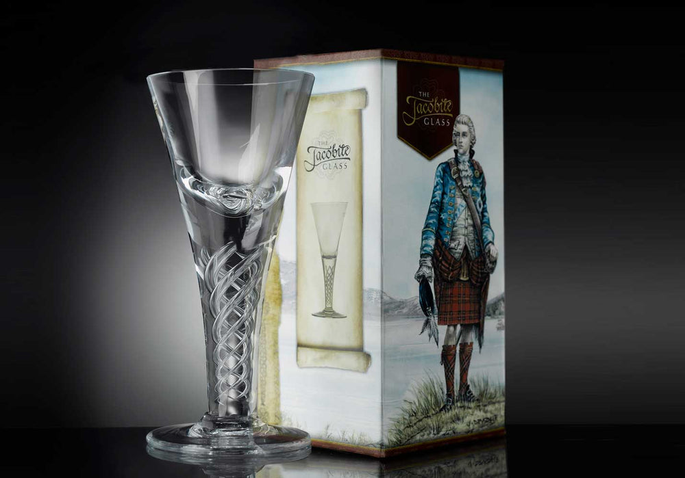 Mood_Company Whiskyglas Jacobite - Geïllustreerde verpakking - Glencairn Crystal Scotland
