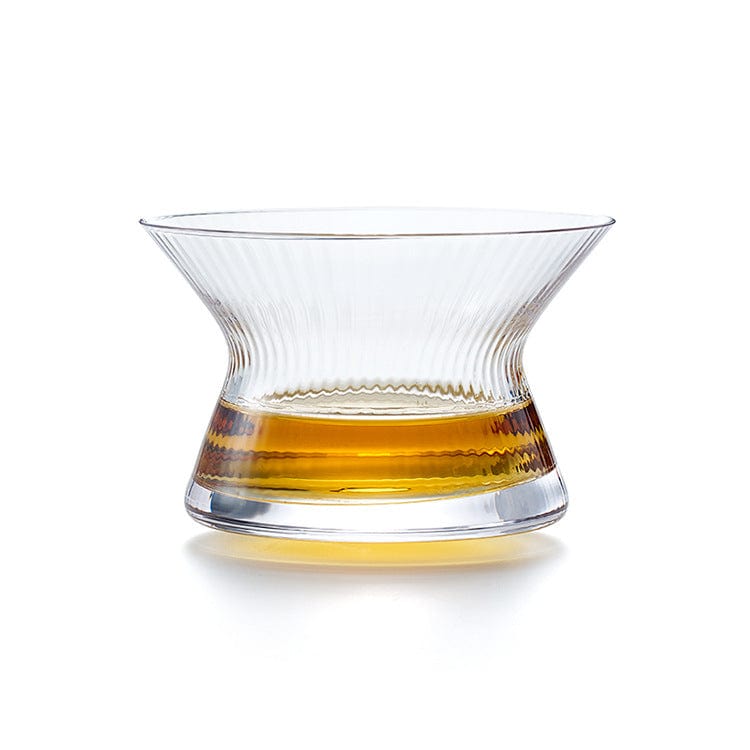 Mood_Company Whiskyglas Japanse stijl - Roterend glas - Kristal - 170 ml - Met onderzetter