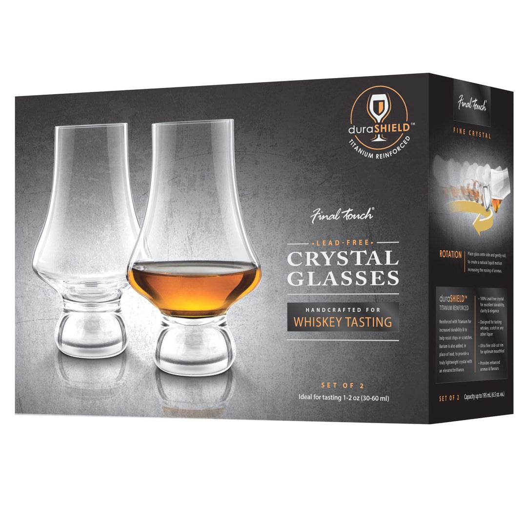 Mood_Company Whiskyglas set van 2 - 195ml - Loodvrij kristal - Handgemaakt - Final Touch