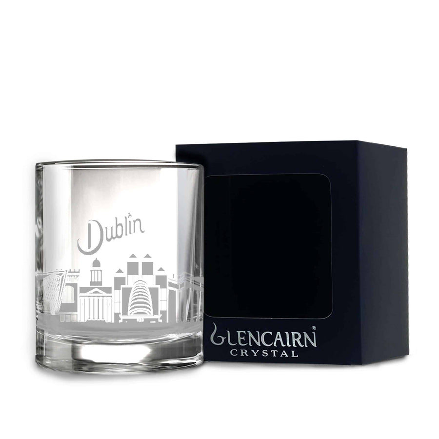 Mood_Company Whiskyglas Skyline Dublin - Glencairn Crystal Scotland