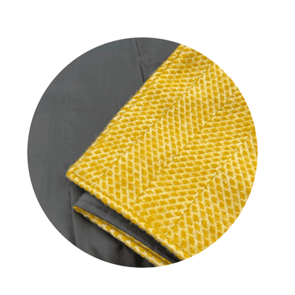 MoodCompanyNL - Picknickkleed Eventer Geel - Waterdicht - 137x 170 cm - Tweedmill - 5060567821109