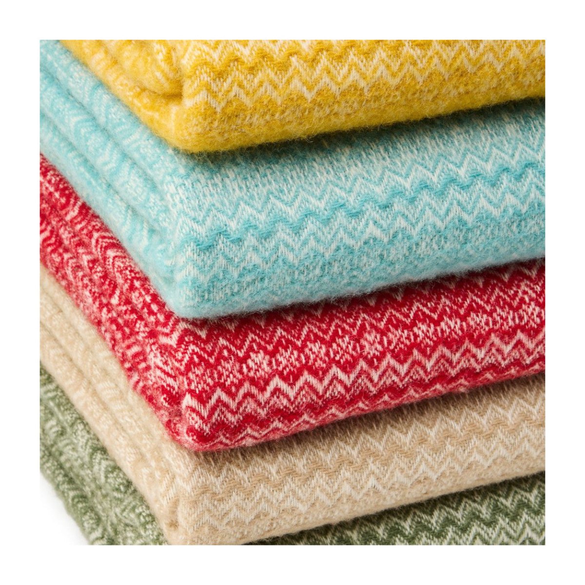 Mood Company - Plaid Fair Isle Rood - 150 x 200 - Nieuw Wol - Tweedmill UK - 5060958306291