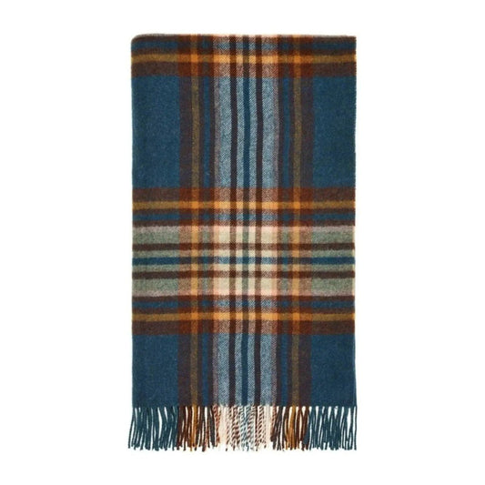 Mood Company - Plaid St. Ives Groen - Shetland Lamswol - 140x185 - Bronte by Moon Scotland - 6151206956906