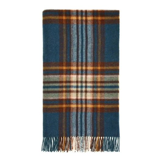 Mood Company - Plaid St. Ives Groen - Shetland Lamswol - 140x185 - Bronte by Moon Scotland - 6151206956906
