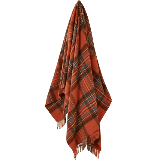 Plaid Tartan Antique Royal Stewart - Merino Lamswol - 140x185 - Bronte by Moon Scotland by MoodCompanyNL