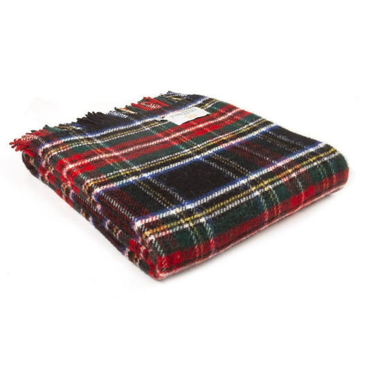 MoodCompanyNL - Plaid Tartan Black Stewart - 150x183 - Nieuw Wol - Tweedmill UK - 5060674570396