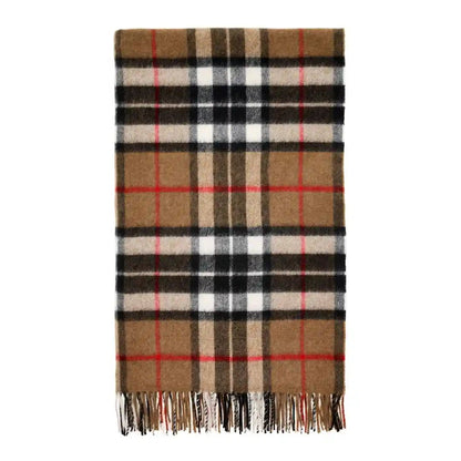 Mood Company - Plaid Tartan Camel Thompson - Merino Lamswol - 140x185 - Bronte by Moon Scotland - 5057900085816