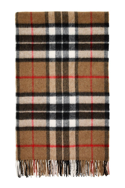 MoodCompanyNL - Plaid Tartan Camel Thompson - Merino Lamswol - 140x185 - Bronte by Moon Scotland - 5057900085816