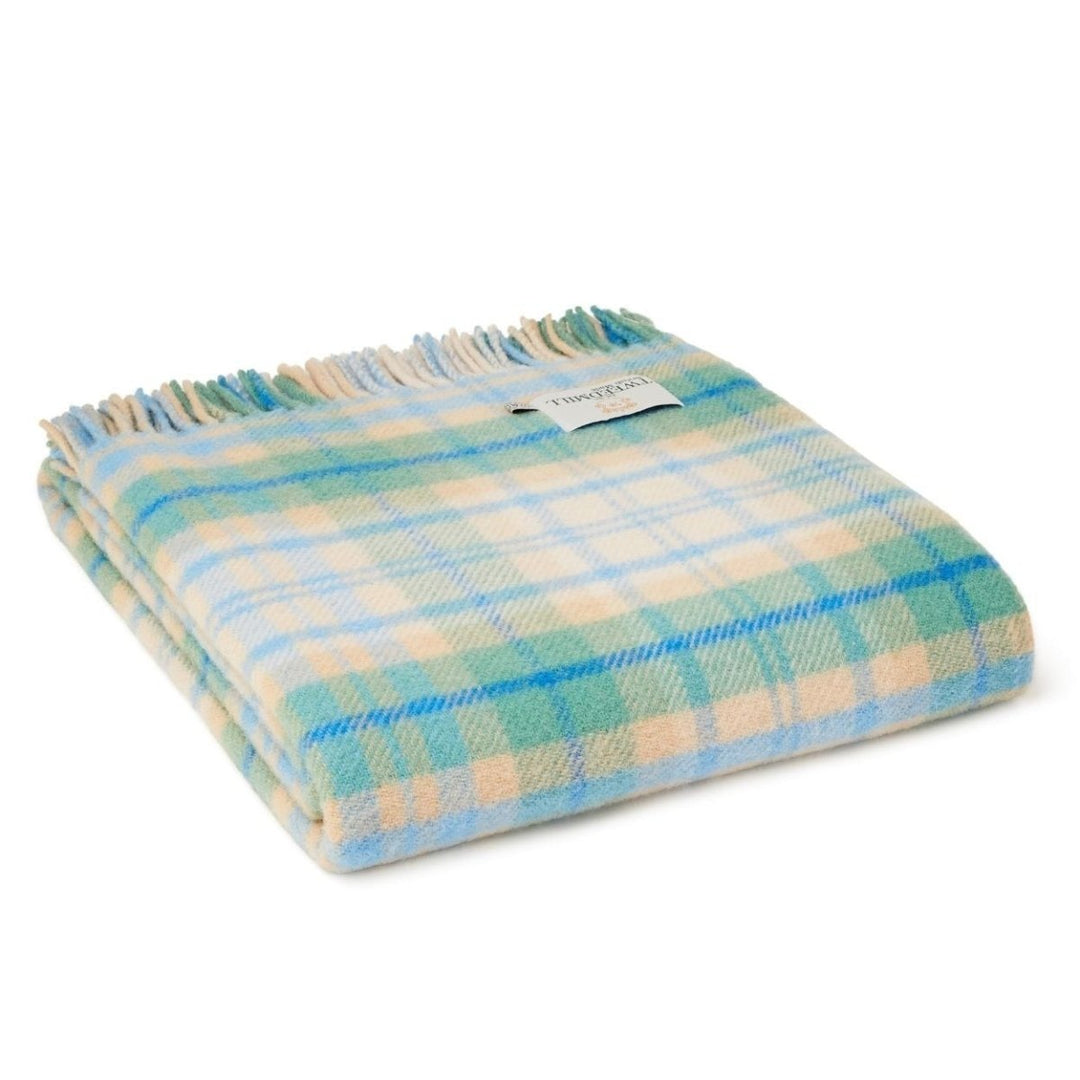 MoodCompanyNL - Plaid Tartan Cottage Blauw 150x183 - Nieuw Wol - Tweedmill UK - 5060958301531
