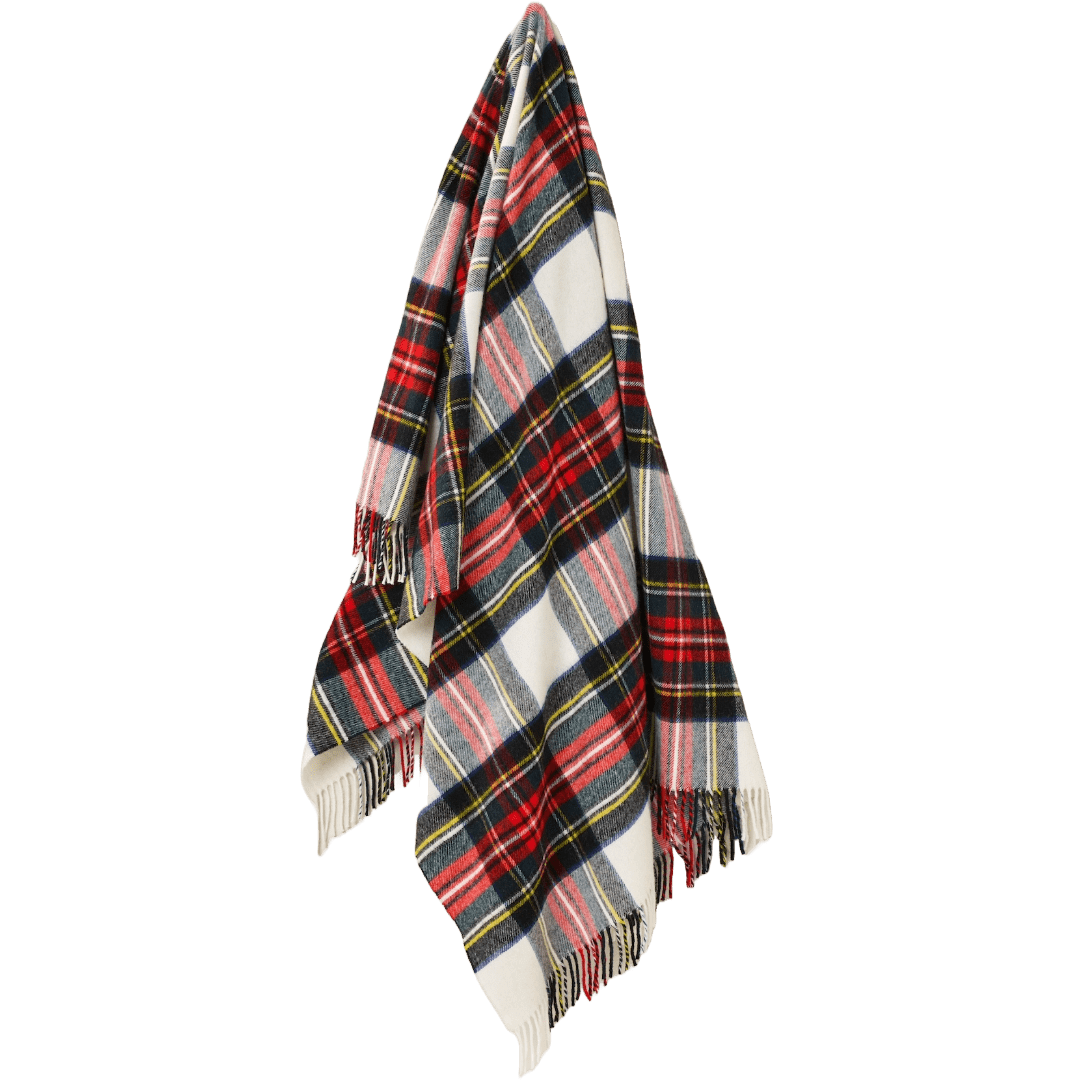 MoodCompanyNL - Plaid Tartan Dress Stewart - Merino Lamswol - 140x185 - Bronte by Moon Scotland - 6095638612644