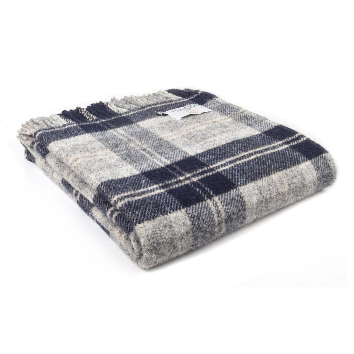 MoodCompanyNL - Plaid Tartan Navy Bannockbane - 150x183 - Nieuw Wol - Tweedmill UK - 5060674572031