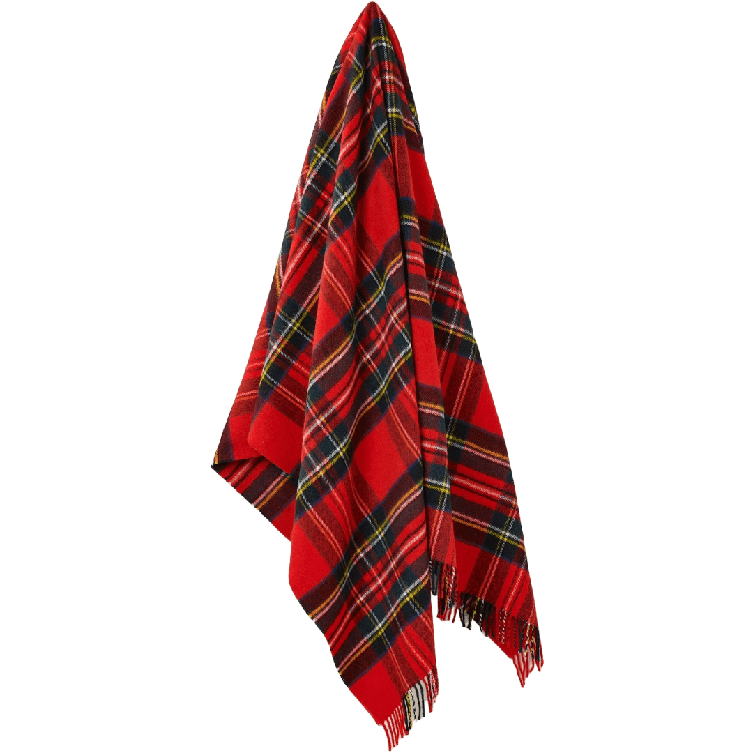 Plaid Tartan Royal Stewart - Merino Lamswol - 140x185 - Bronte by Moon Scotland by MoodCompanyNL
