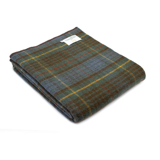MoodCompanyNL - Plaid zonder franje Tartan Antique Hunting Stewart - 150x200 - Nieuw Wol - Tweedmill UK - 5060674573427
