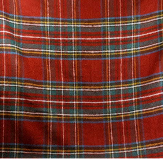 MoodCompanyNL - Plaid zonder franje Tartan Antique Royal Stewart - 140x183 - Nieuw Wol - Tweedmill UK - 5060674579672