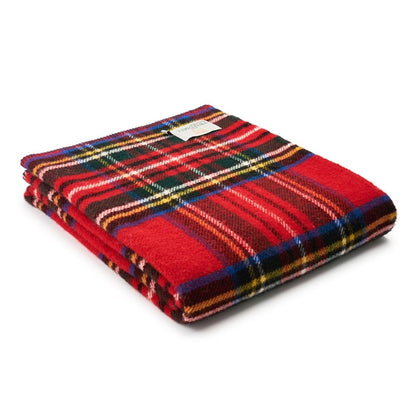 MoodCompanyNL - Plaid zonder franje Tartan Royal Stewart - 150x200 - Nieuw Wol - Tweedmill UK - 5060958300817