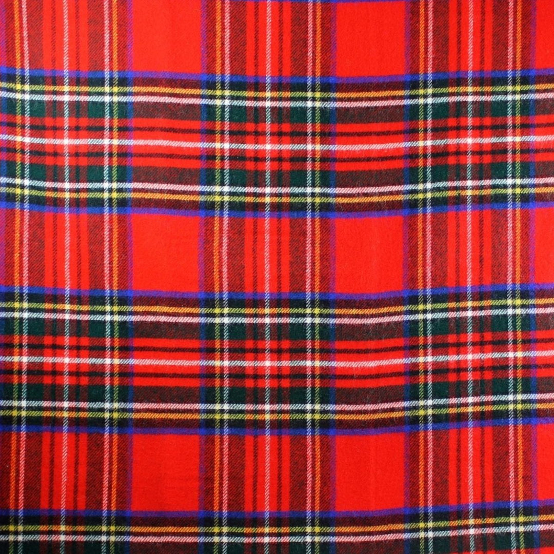MoodCompanyNL - Plaid zonder franje Tartan Royal Stewart - 150x200 - Nieuw Wol - Tweedmill UK - 5060958300817