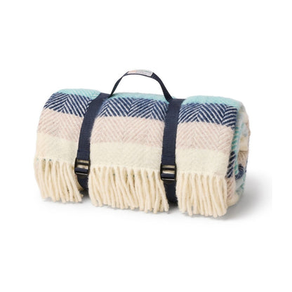 Picknickkleed Polo Seashore Stripe - Wol - Waterdicht - 150x183cm - Tweedmill