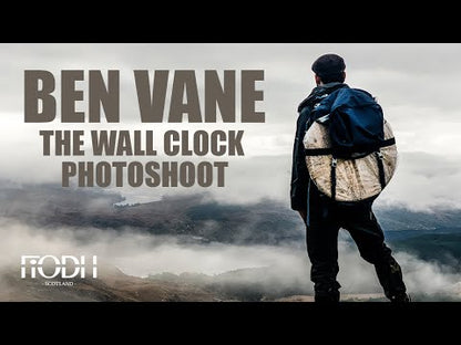 Horloge fabriquée à partir d'anciens fûts de whisky Fait main en Écosse