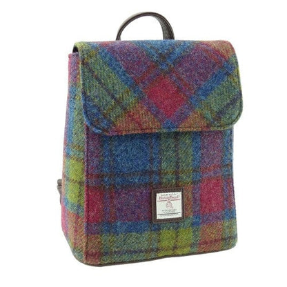 MoodCompanyNL - Rugzak Tummel Multi Colour - Mini - 26x21x12 - Harris Tweed - Glen Appin of Scotland - 5060631370489