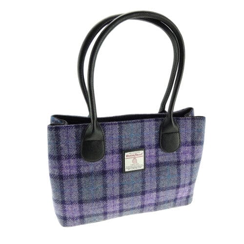 MoodCompanyNL - Schoudertas Cassley Paars - Klassiek - Harris Tweed - Glen Appin of Scotland - 5060631372438