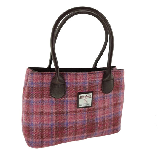 Mood Company - Schoudertas Cassley Pink tartan - Klassiek - Harris Tweed - Glen Appin of Scotland - 5060631375361