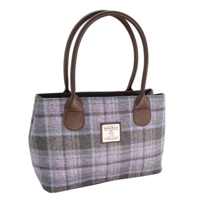 Mood Company - Schoudertas Cassley Zacht Paars Tartan - Klassiek - Harris Tweed - Glen Appin of Scotland - 5061035013781