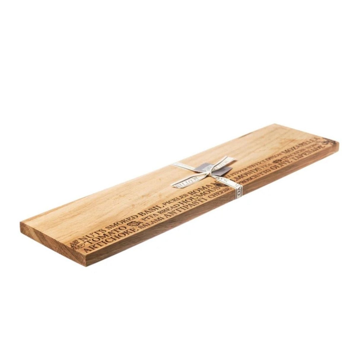 Mood Company - Serveerplank Antipasti Lang - 60x15 - Schots Eikenhout - Scottish Made - 5060426286810